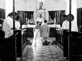 church st james church bride groom