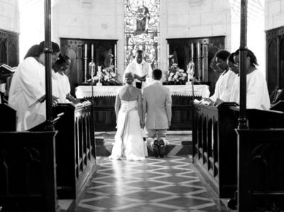 church st james church bride groom