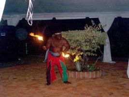 entertainment fire eater