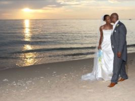 seaside sunset beach