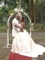 tropical garden farley hill bride groom