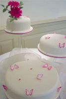 wedding cake butterfly