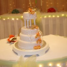 4 Tiered Cake with Calla Lillies